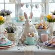 Table Set for An Easter Party